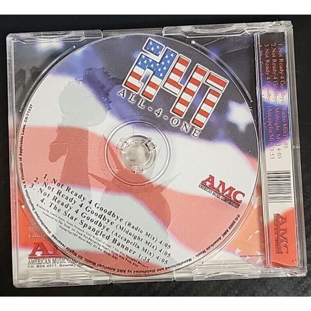 Not Ready for Goodbye [Single] by All-4-One (CD, Nov-2001, AMC)
