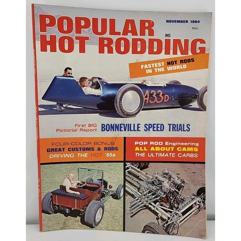 Popular Hot Rodding Magazine November 1964