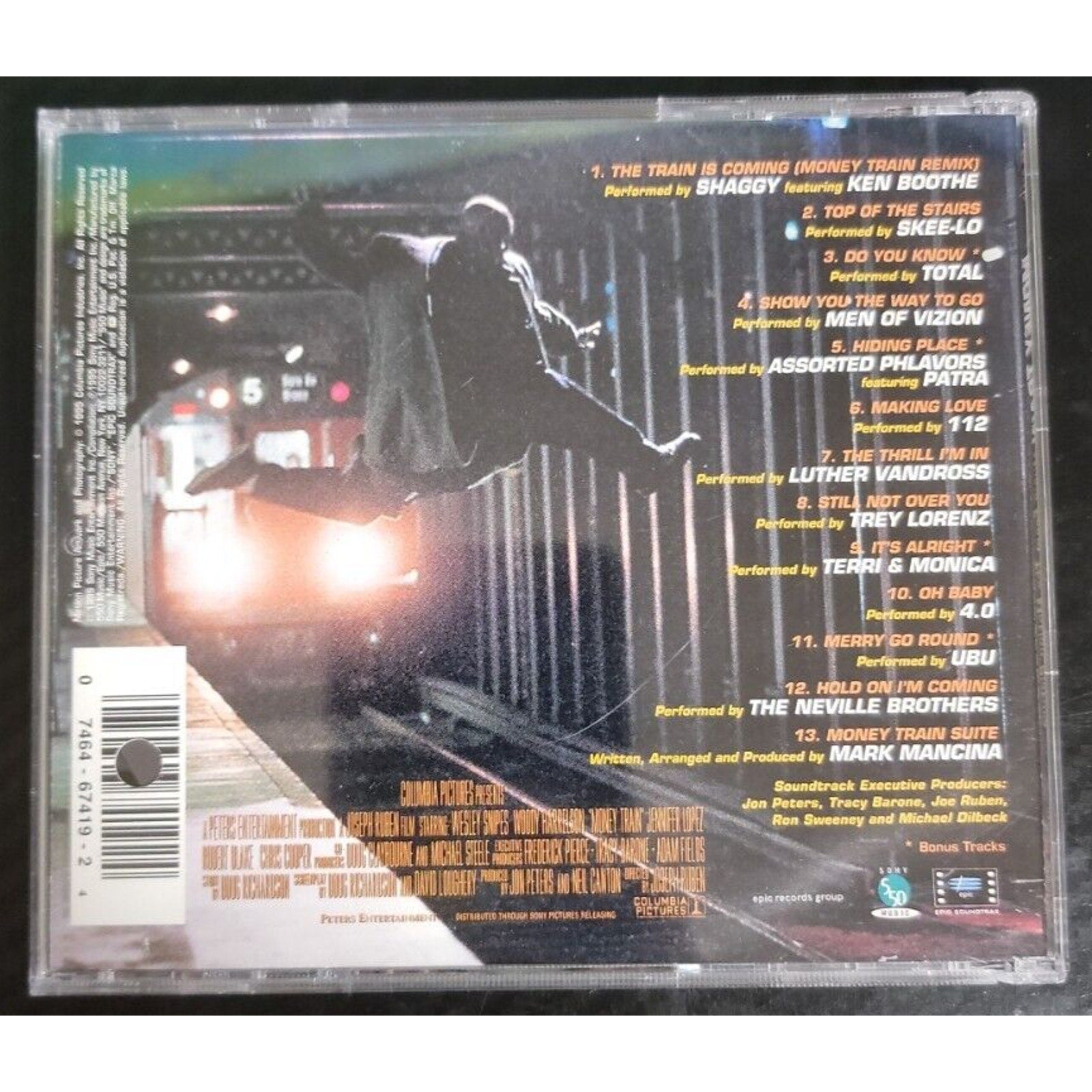 Money Train [Original Soundtrack] by Original Soundtrack (CD, Nov-1995, Sony...