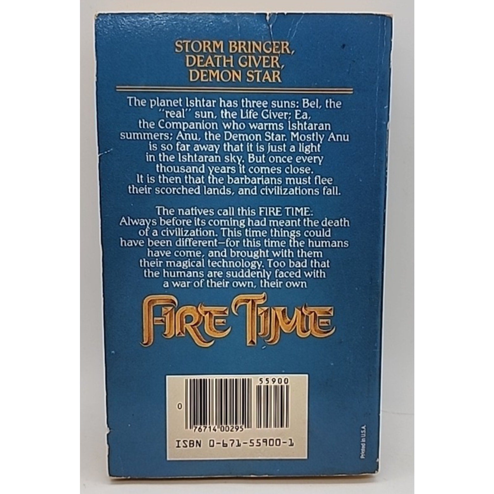 Firetime by Paul Anderson (1975, Mass Market)