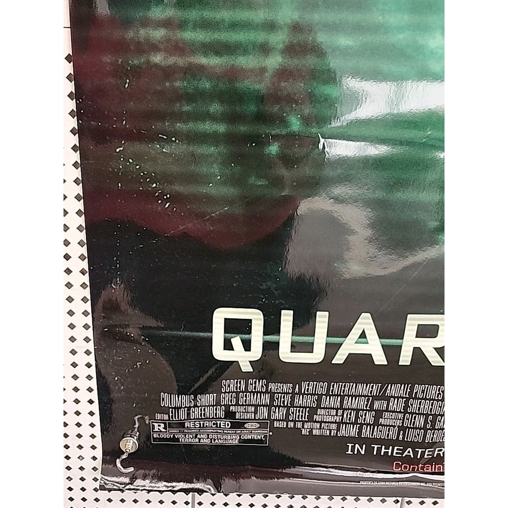 Quarantine Movie Poster 27x40 S/S Jennifer Carpenter Jay Hernandez Steve Harris