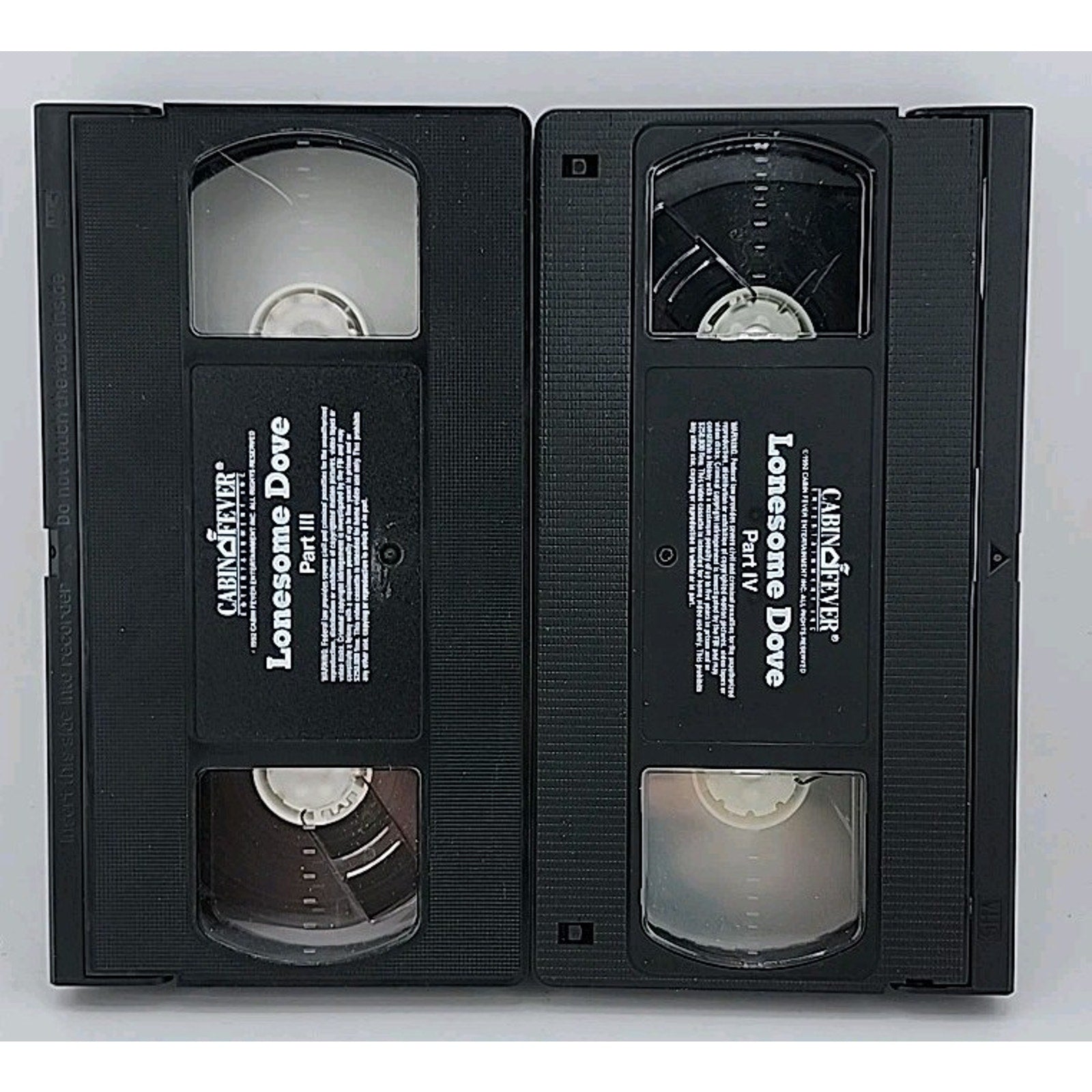 Lonesome Dove VHS Boxed Set Collectors Edition 1991 4 Parts