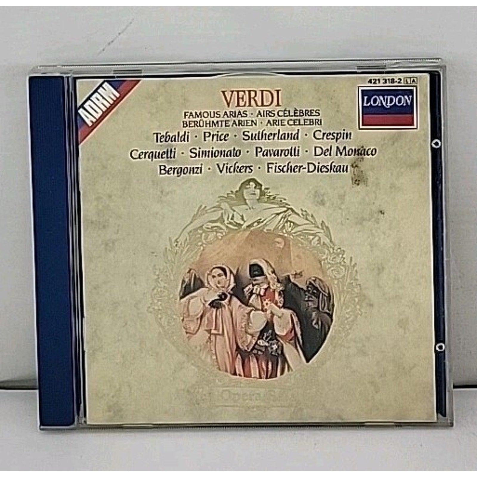 Verdi - "Famous Arias" - "Sutherland" CD London Records