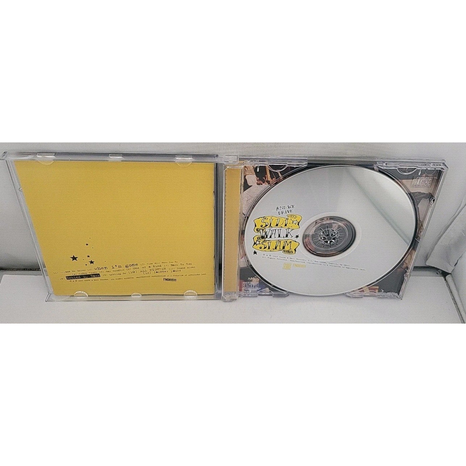 & We Drive by Side Walk Slam (CD, 2003)