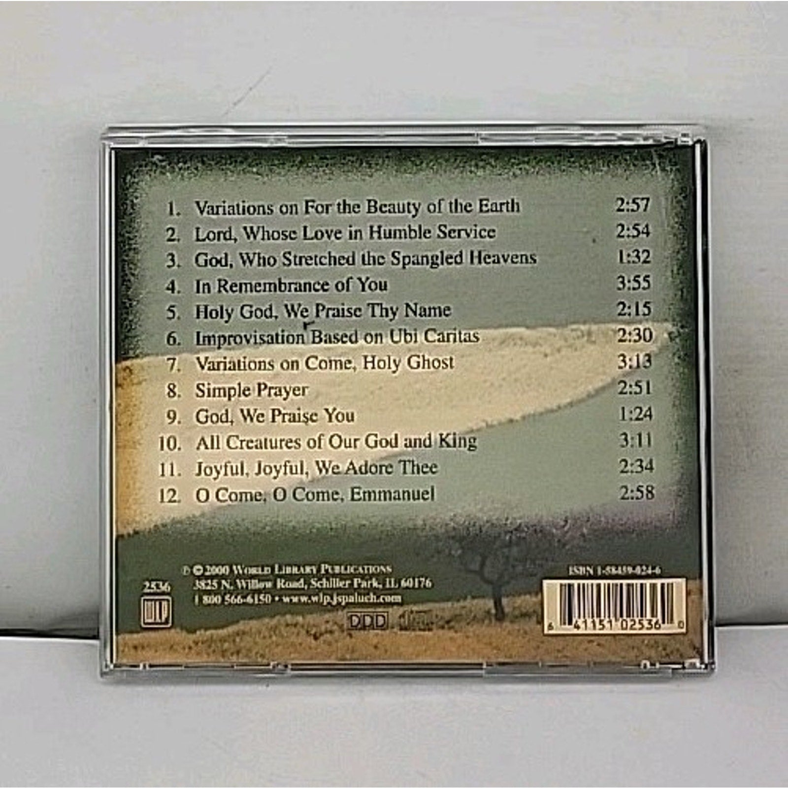 For the Beauty of the Earth - Musical Meditations for Solo Piano CD 2000