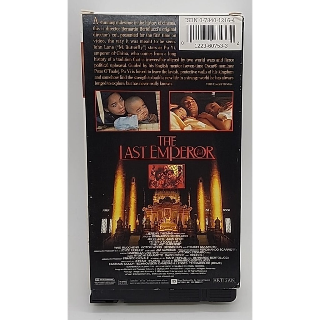 The Last Emperor (VHS, 1999, Widescreen)