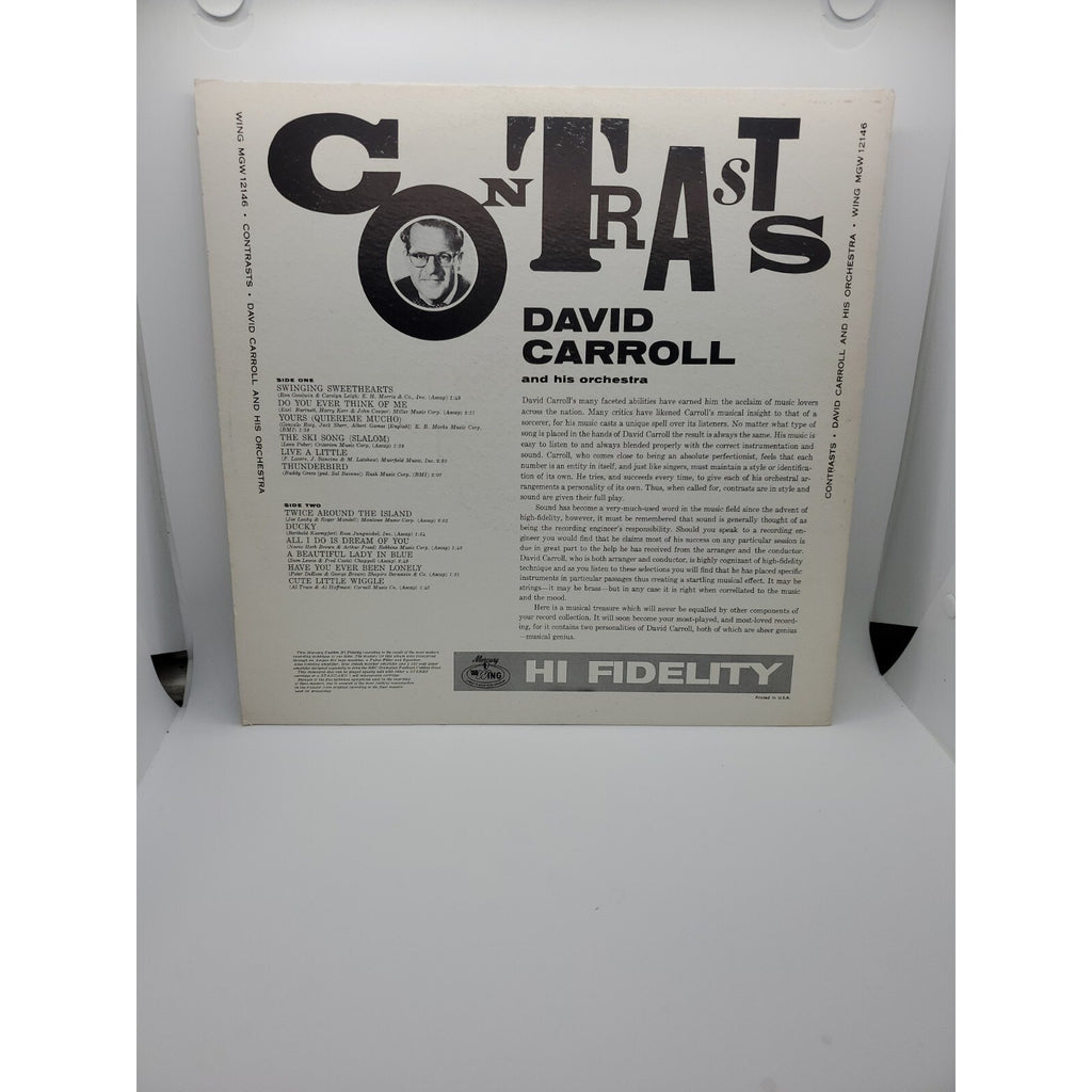 David Carroll and His Orchestra "Contrasts" (Record)