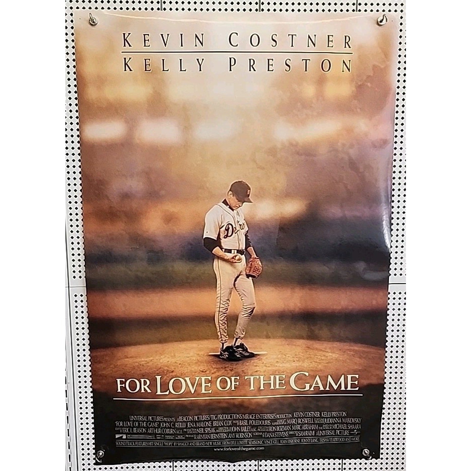 For Love Of The Game - Original DS Movie Poster - 27x40 2000 D/S Kevin Costner