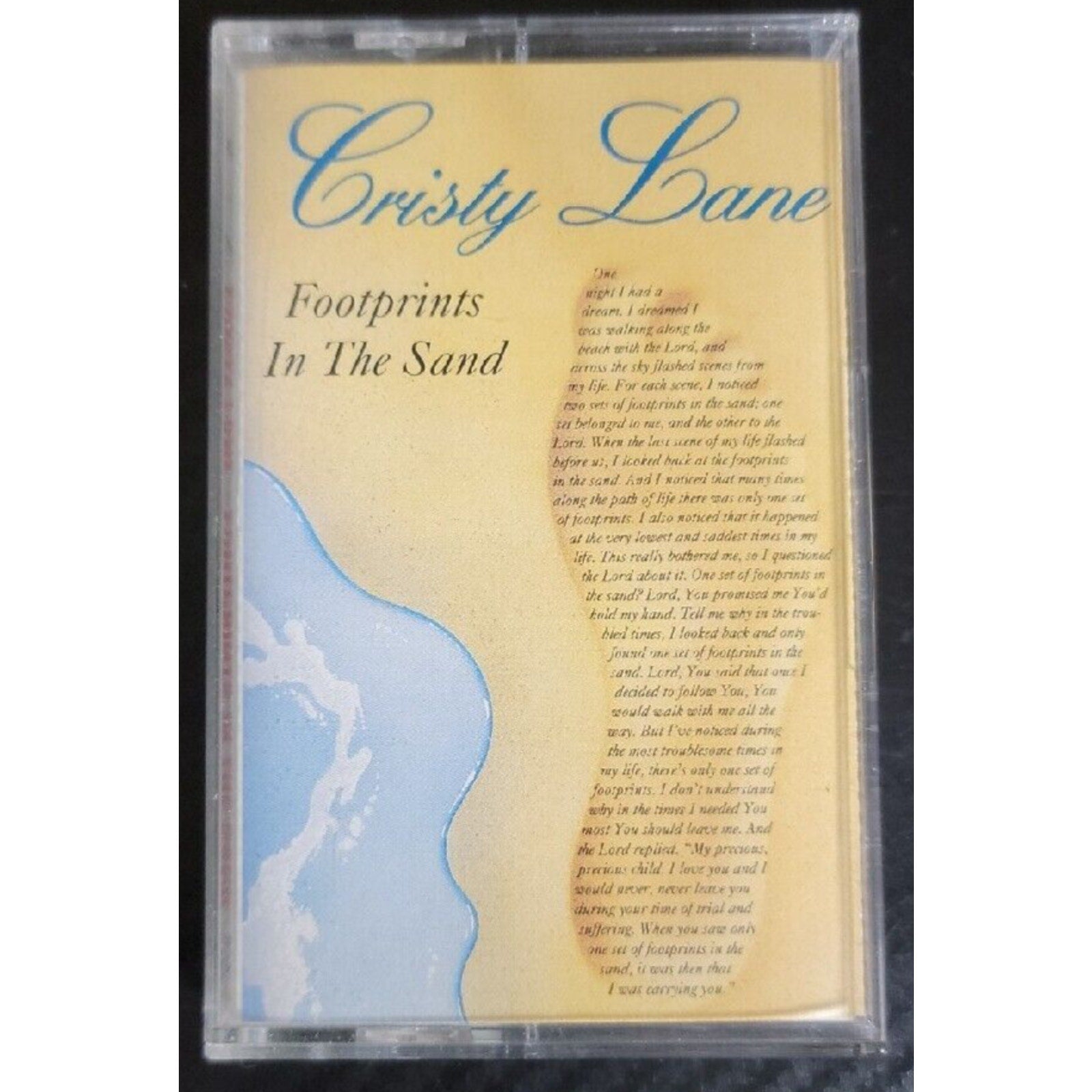 Footprints in the Sand by Cristy Lane (Cassette, Jun-1993, K-Tel Distribution)