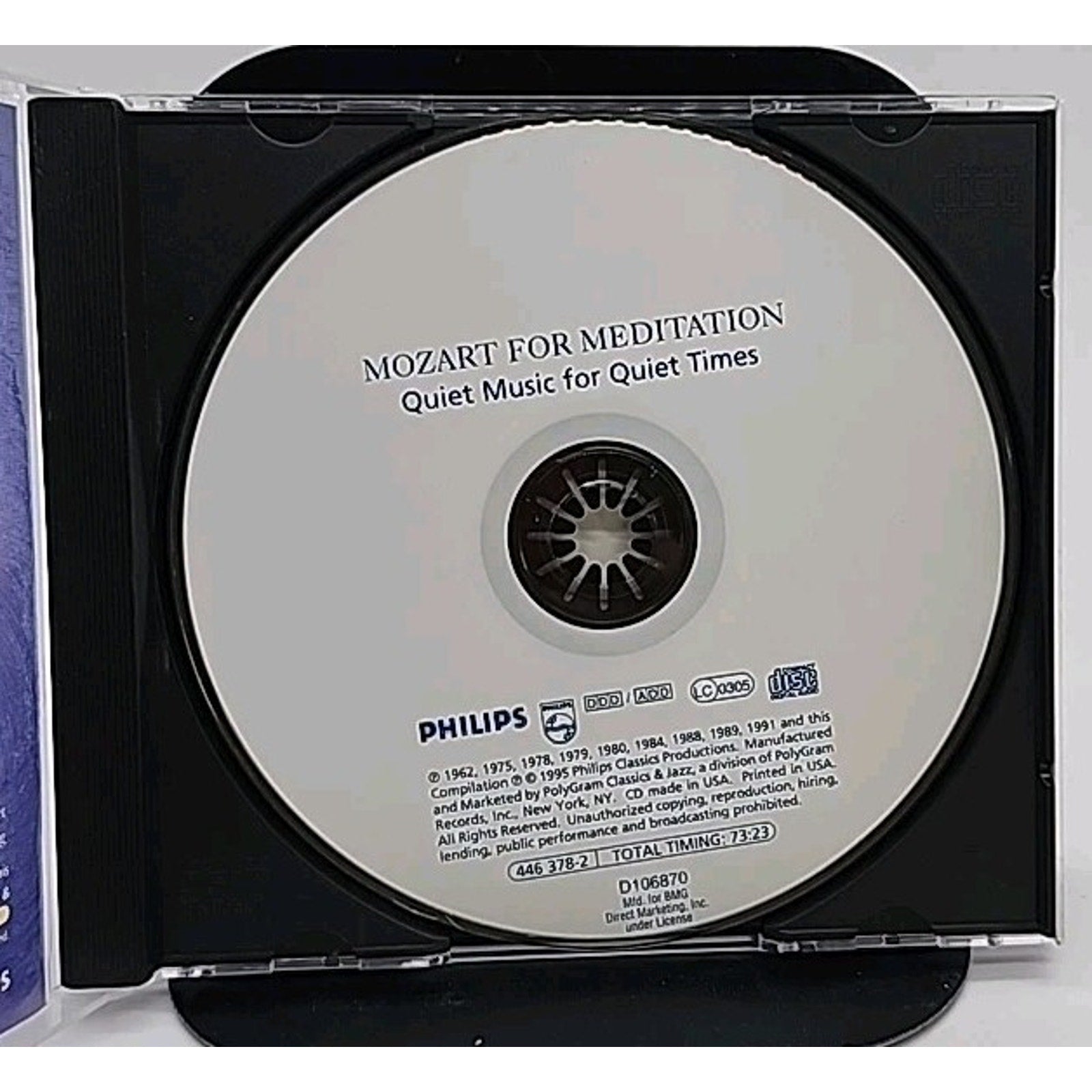 Mozart for Meditation: Quiet Music for Quiet Times (CD)