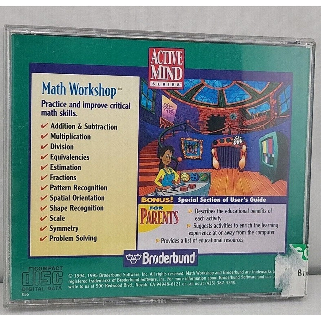 Active Mine Series - Math Workshop Computation And Problem Solving Skills CD-ROM