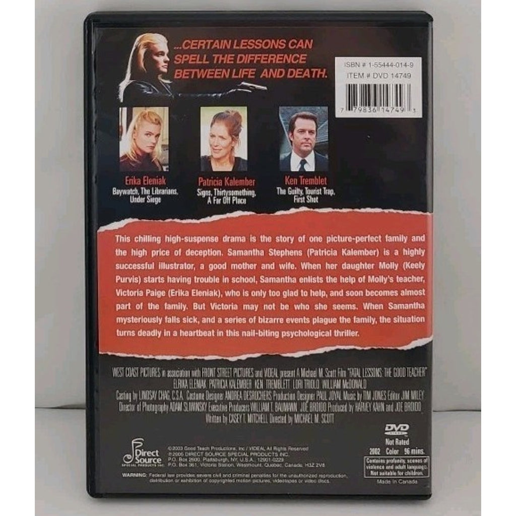 Fatal Lessons the Good Teacher (DVD, 2004)