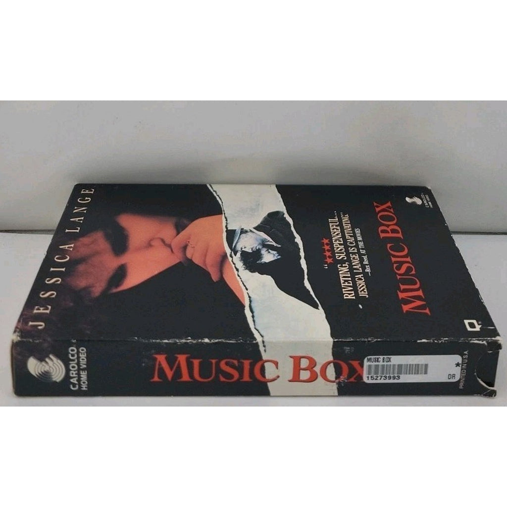 Music Box VHS 1989 Carolco Video Jessica Lange Classic Movie Film