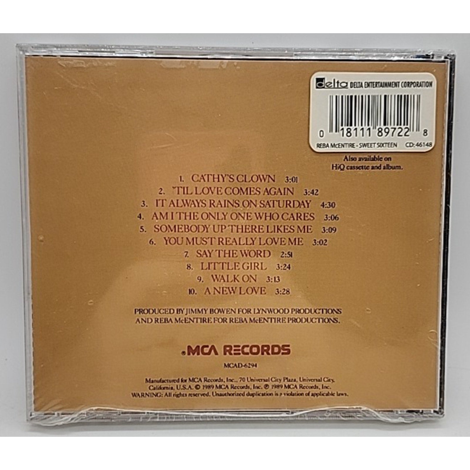 Sweet Sixteen by Reba McEntire (CD, Apr-2001, Laserlight) *Brand New*