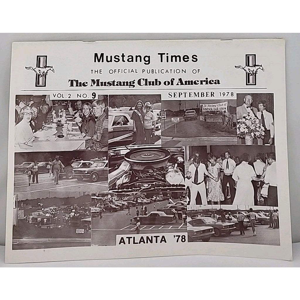 Mustang Times Magazine - Mustang Club Of America - September 1978 - Vol. 2 No. 9