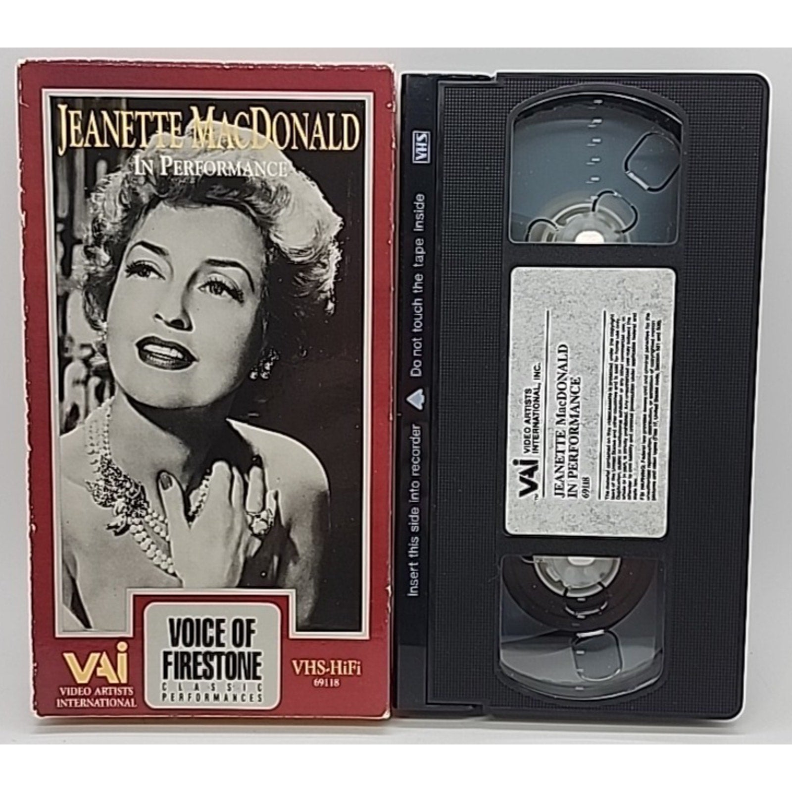 Jeanette MacDonald in Performance (VHS, 1991)