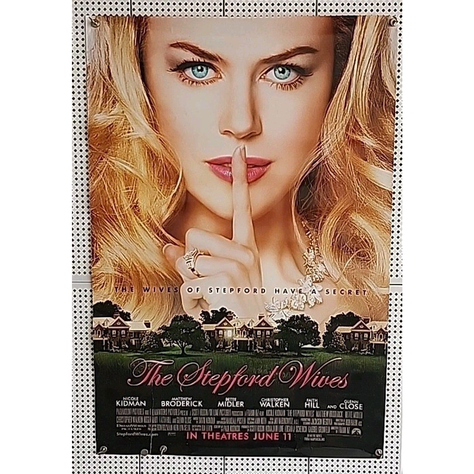 The Stepford Wives Movie Poster 2 Sided Original Final 27x40 Nicole Kidman*Torn*