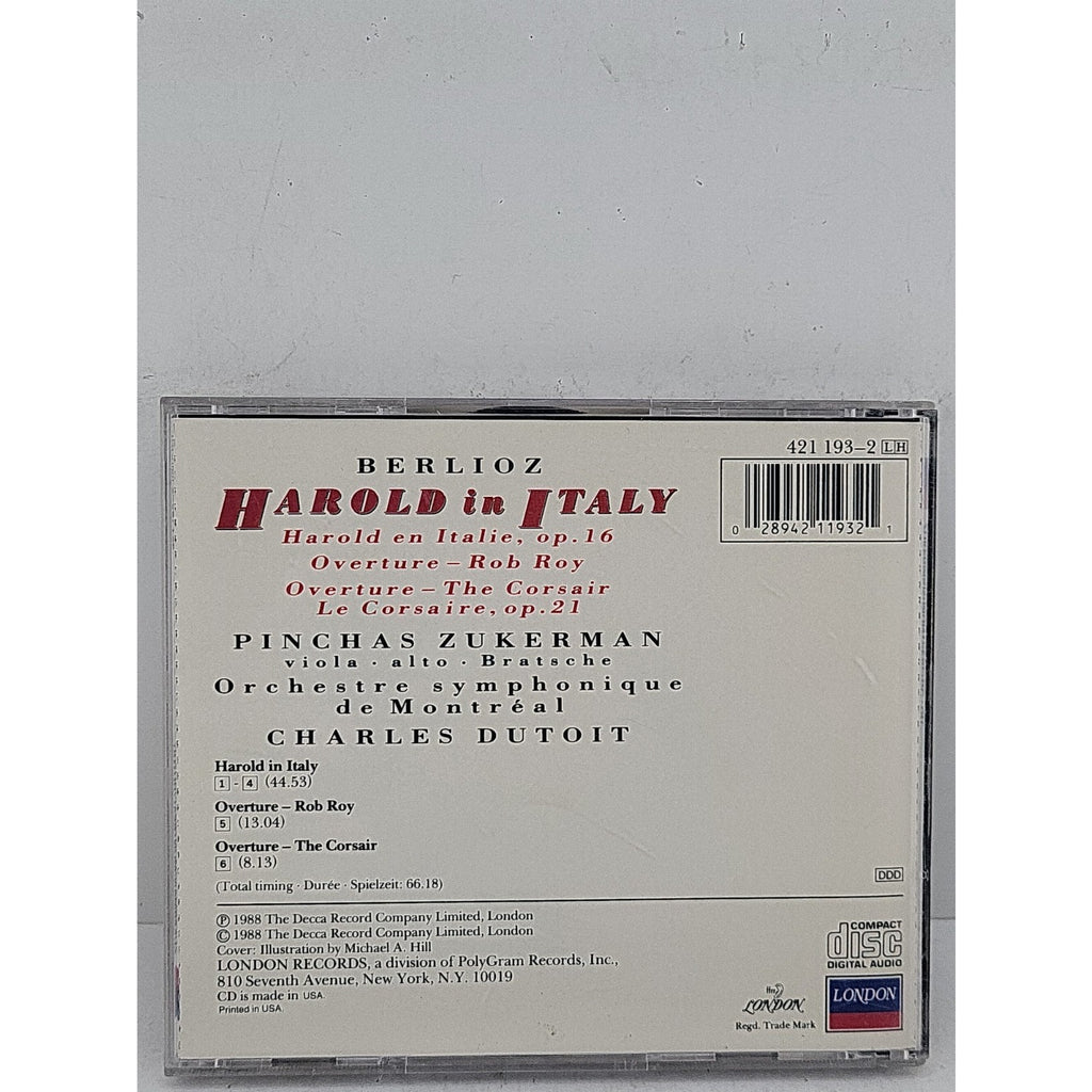 Berlioz: Harold in Italy; Zuke by Dutoit, Charles; ; Montreal Symphony Orchestra