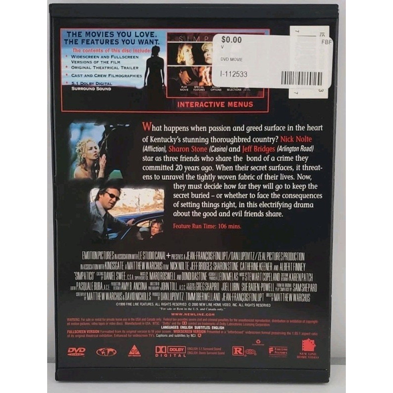 Simpatico (DVD, 2000)