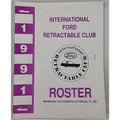 International Ford Retractable Club - 1991 Roster