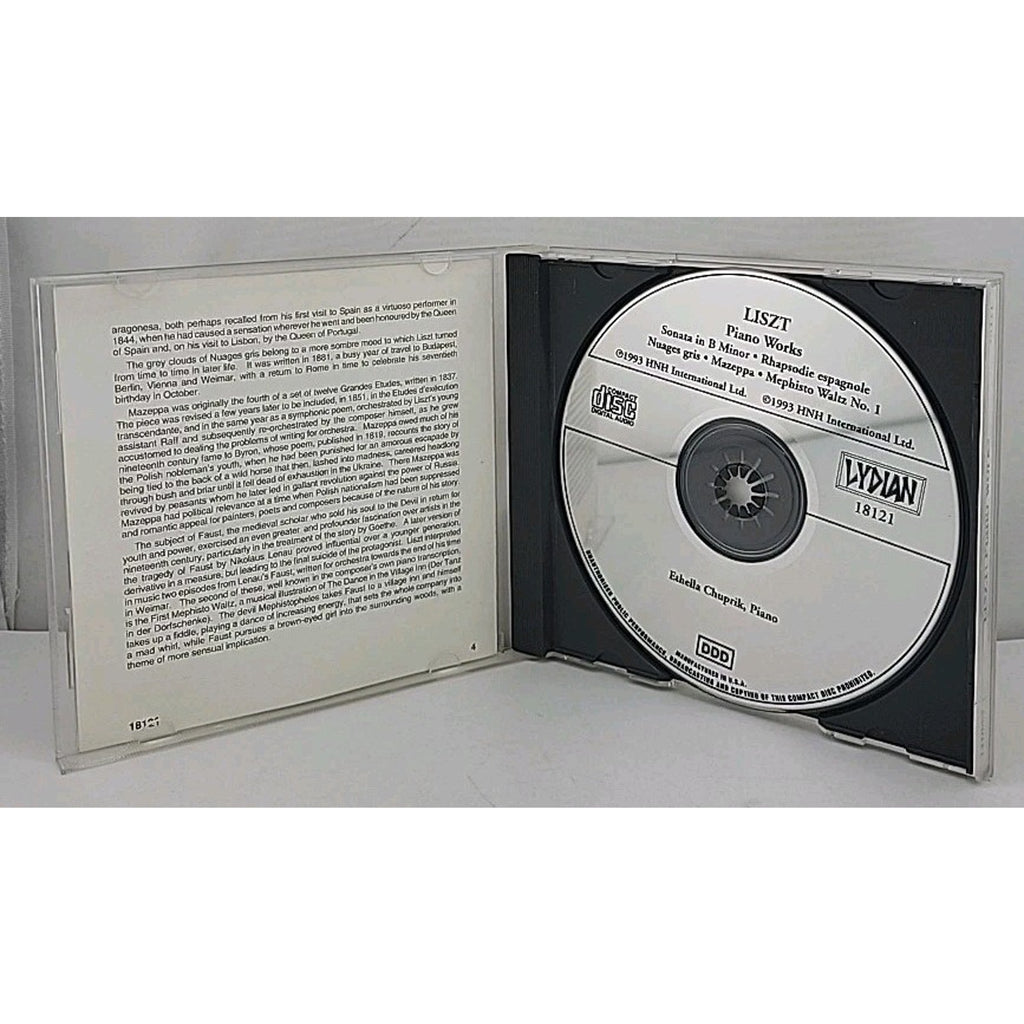Piano Works [CD] Liszt