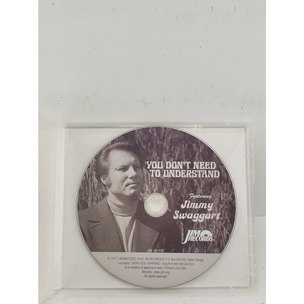 You Don't Need to Understand by Jimmy Swaggart CD 1977 Jim Records