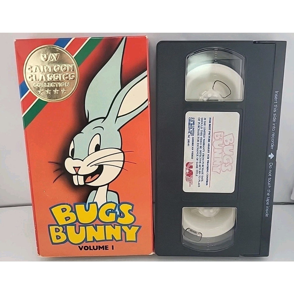 VHS Bugs Bunny Cartoon Classics Collection Vol 1 (VHS, 1989)
