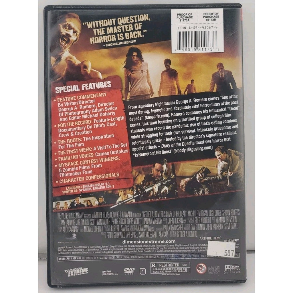 George A. Romero's Diary of the Dead DVD