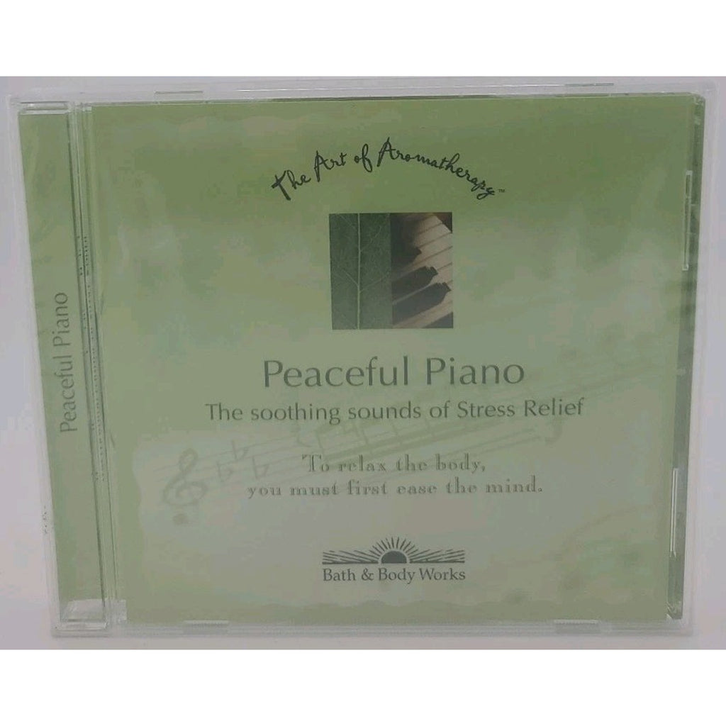 The Art Of Aromatherapy Peaceful Piano Soothing Sounds Of Stress Relief CD *New*