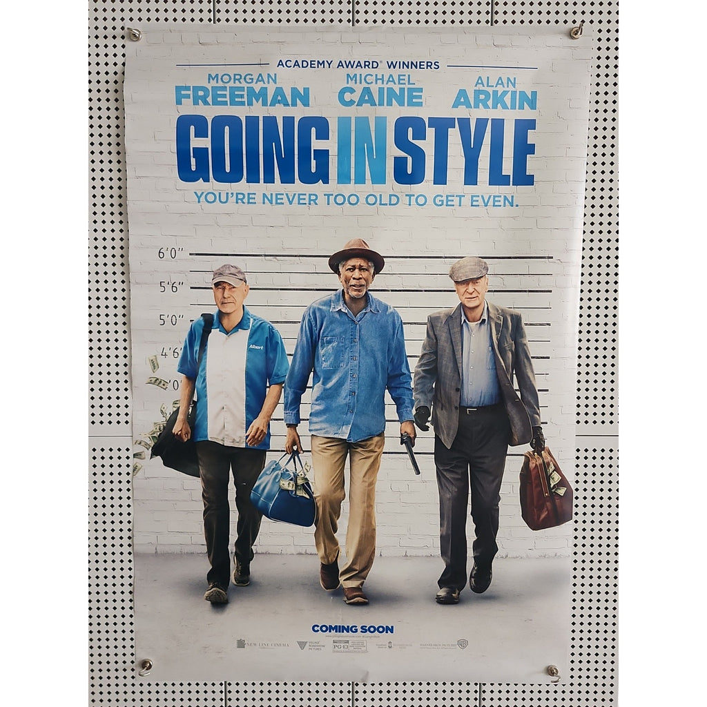 Going In Style Authentic 27x40 D/S Movie Poster.