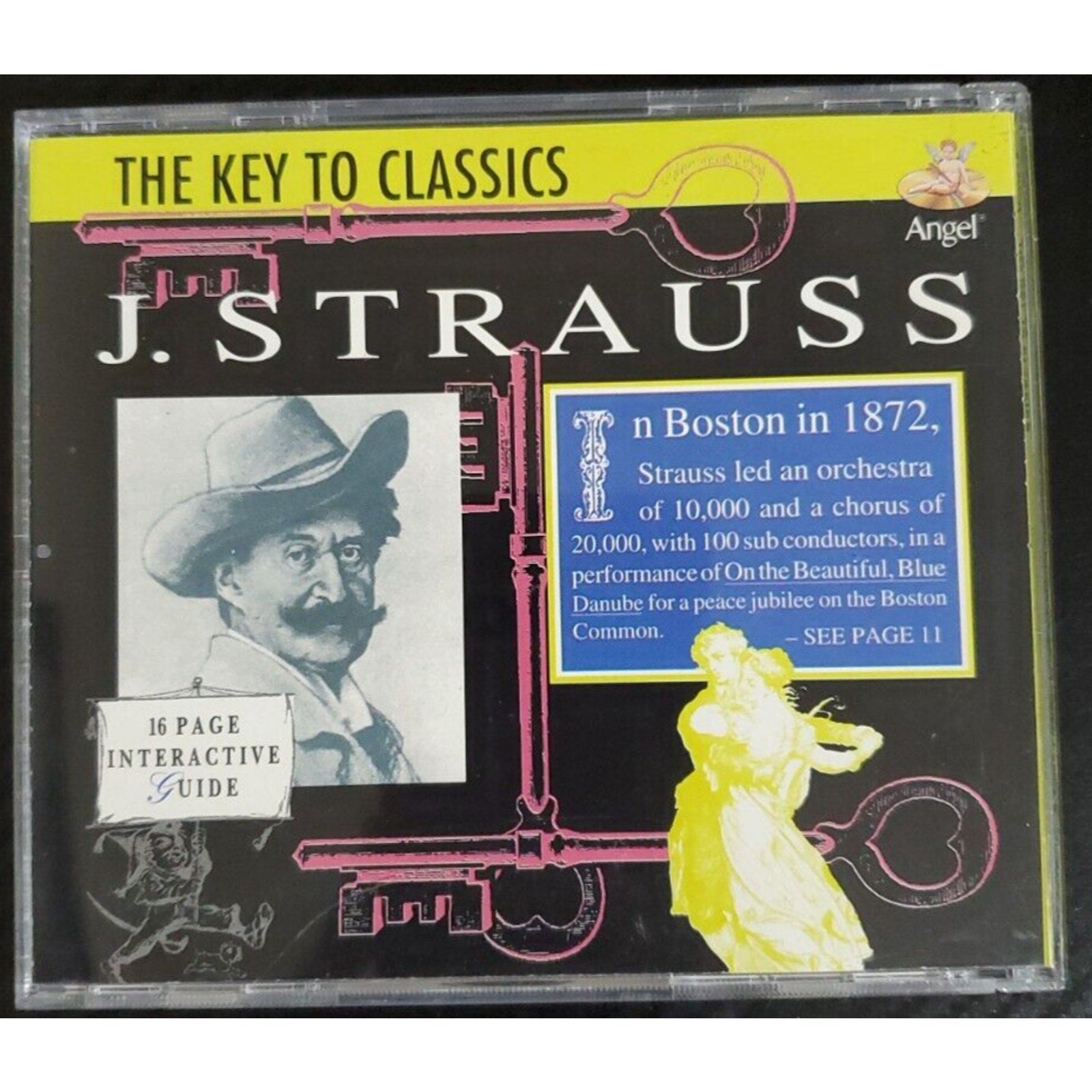 The Key To Classics - J. Strauss Waltzes. Willi Boskovsky (CD, EMI Angel)