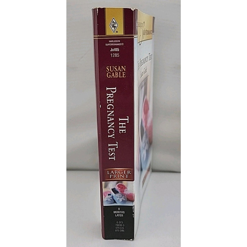Pregnancy Test by Susan Gable (2005, Larger Print)