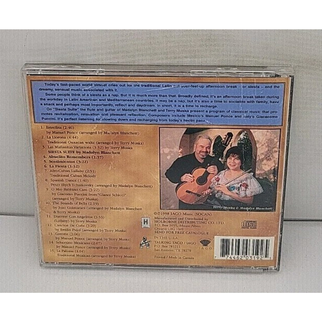 Terry Muska - Siesta Suite, Musette - Spanish Guitar & Flute - CD