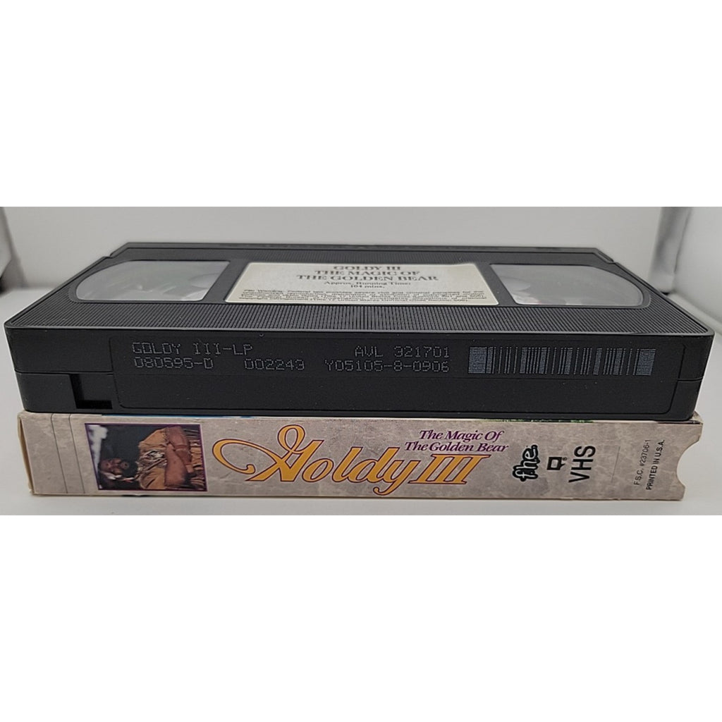 Goldy III: The Magic Of The Golden Bear, VHS 1994