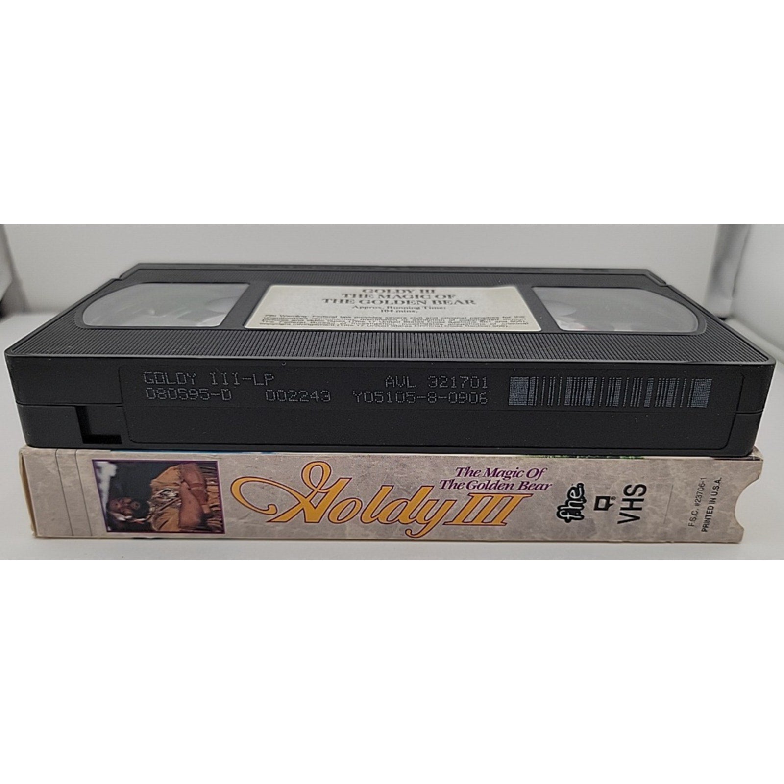 Goldy III: The Magic Of The Golden Bear, VHS 1994