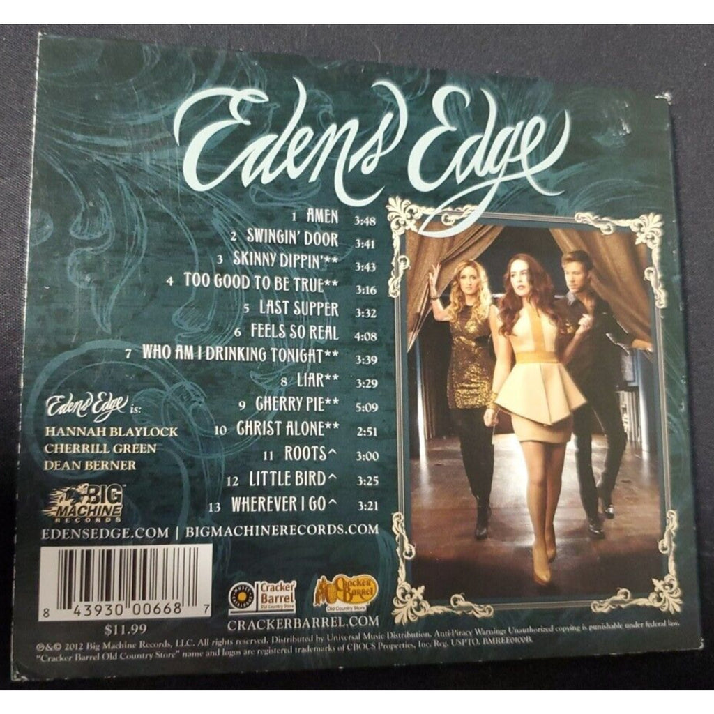 Eden's Edge Deluxe Edition - CD, 2012, Big Machine