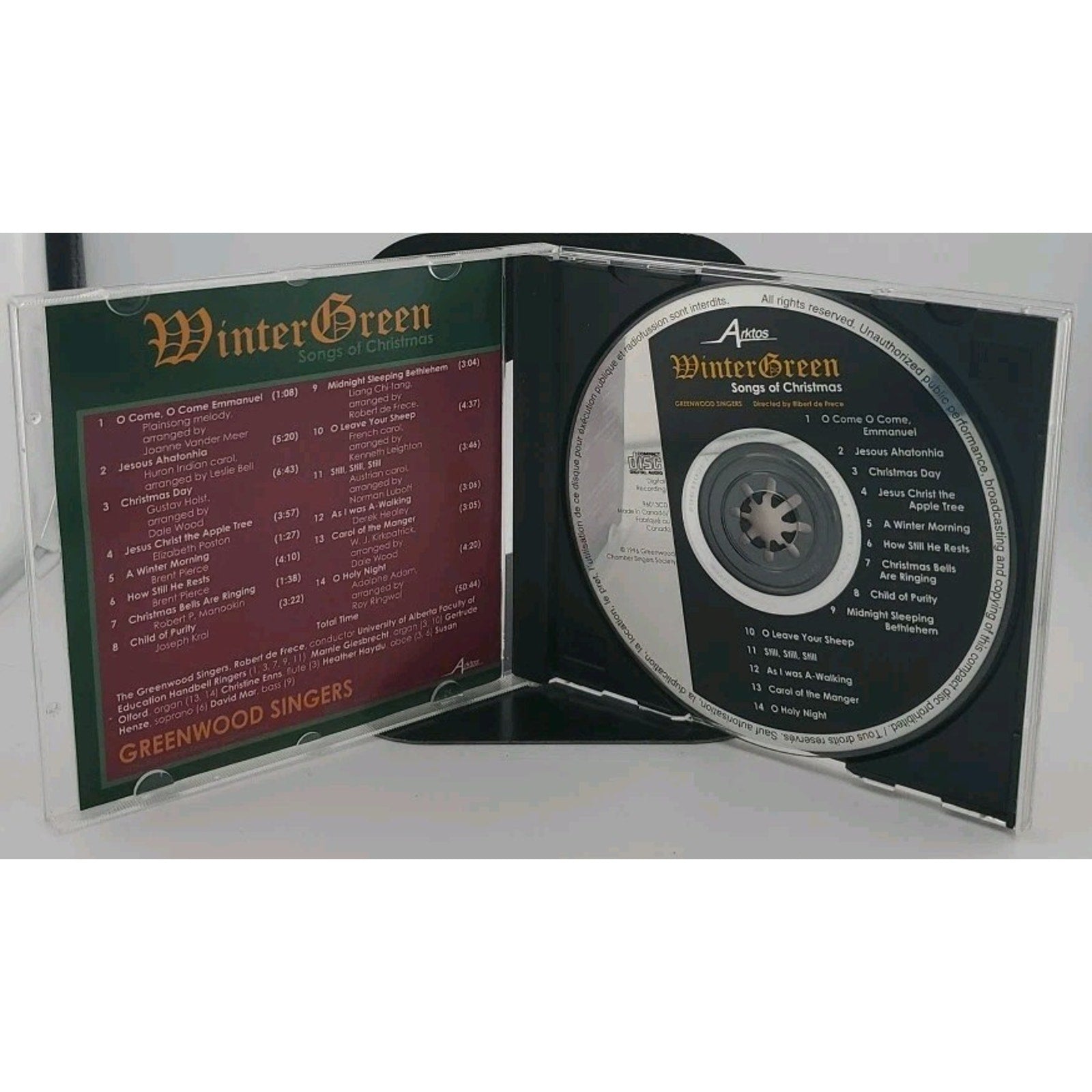 Winter Green CD - Greenwood Singers