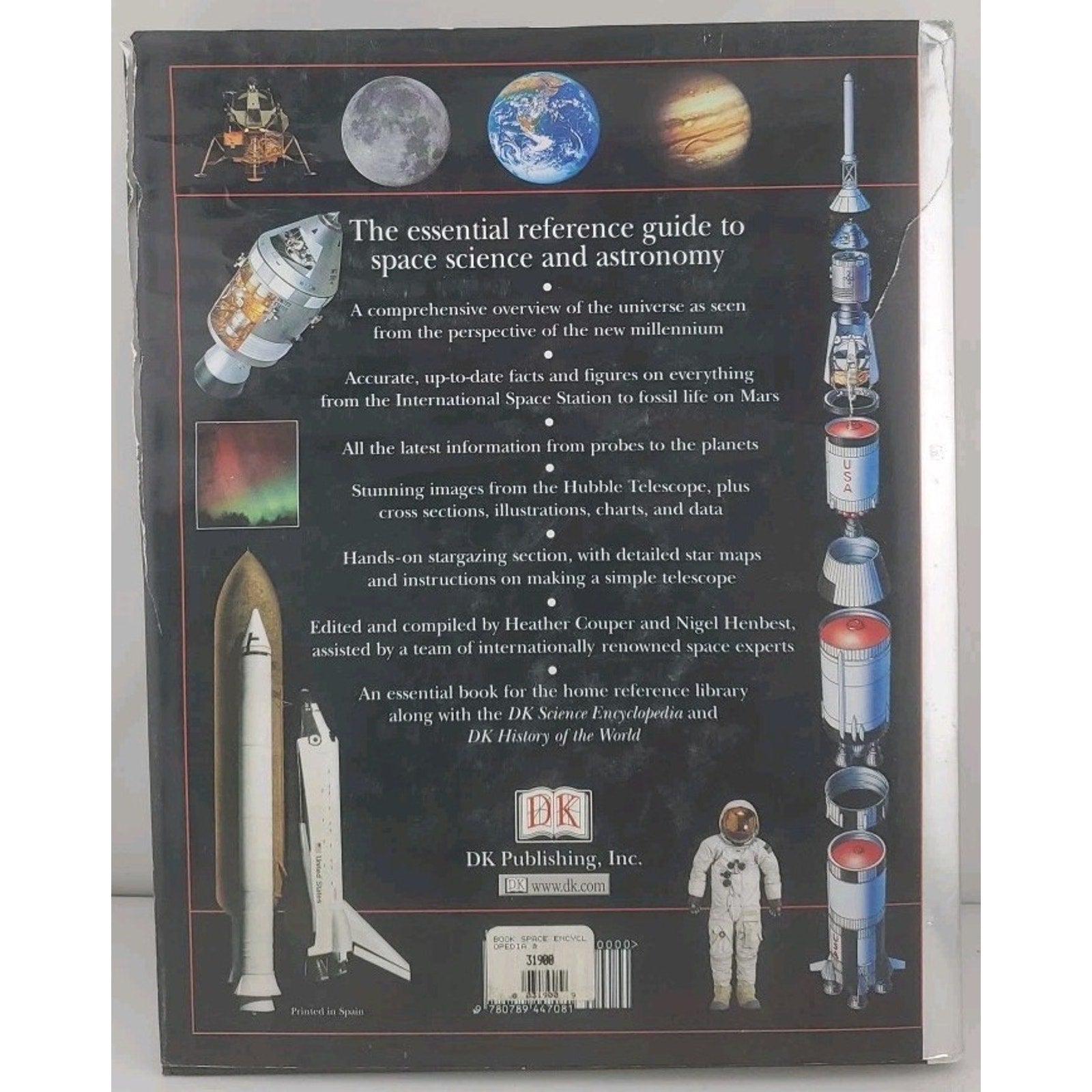 Space Encyclopedia by Heather Couper and Nigel Henbest (1999, Hardcover)