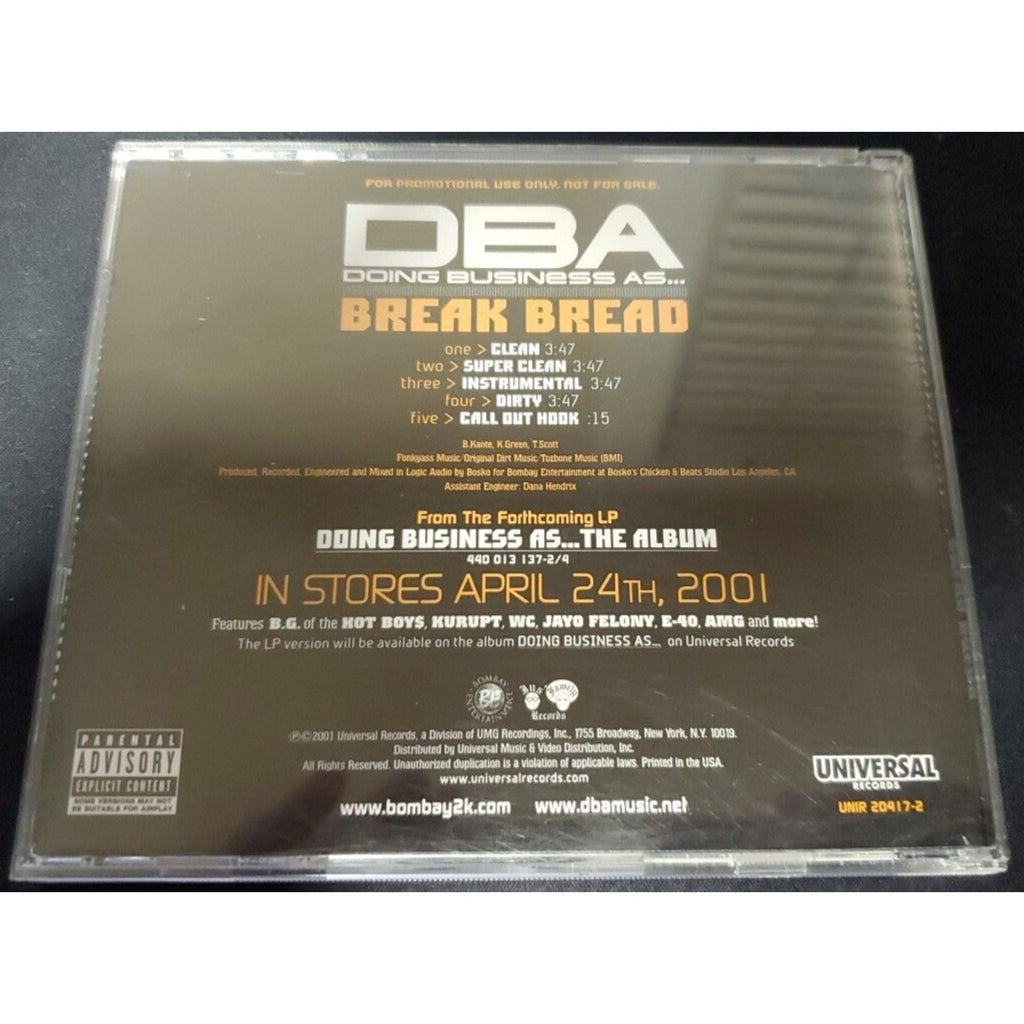 DBA Break Bread (CD)