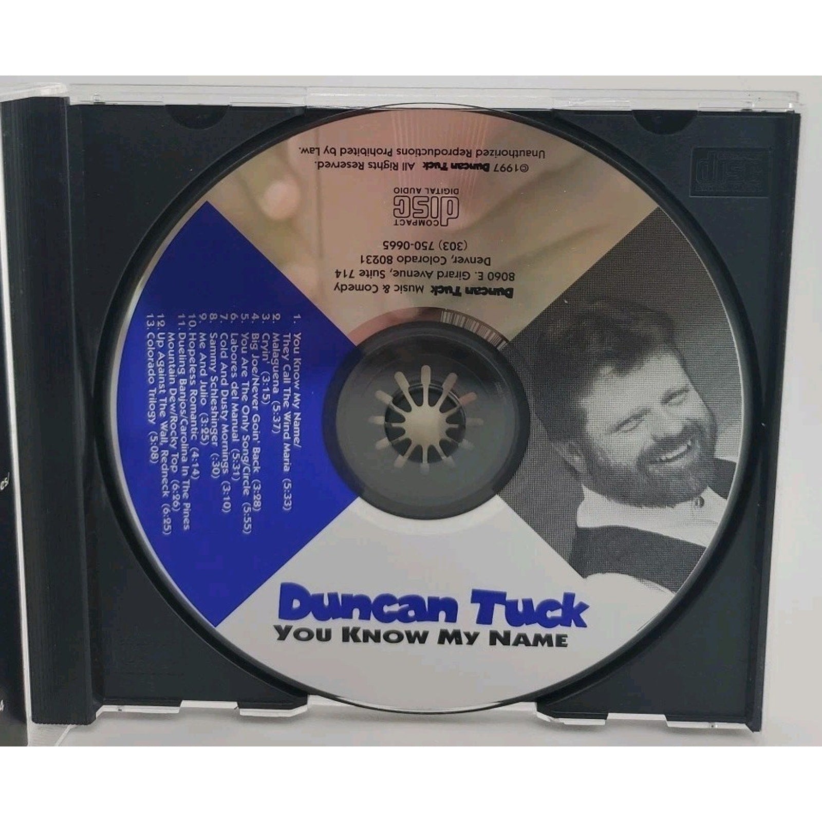 Duncan Tuck - You Know My Name (CD 1997)