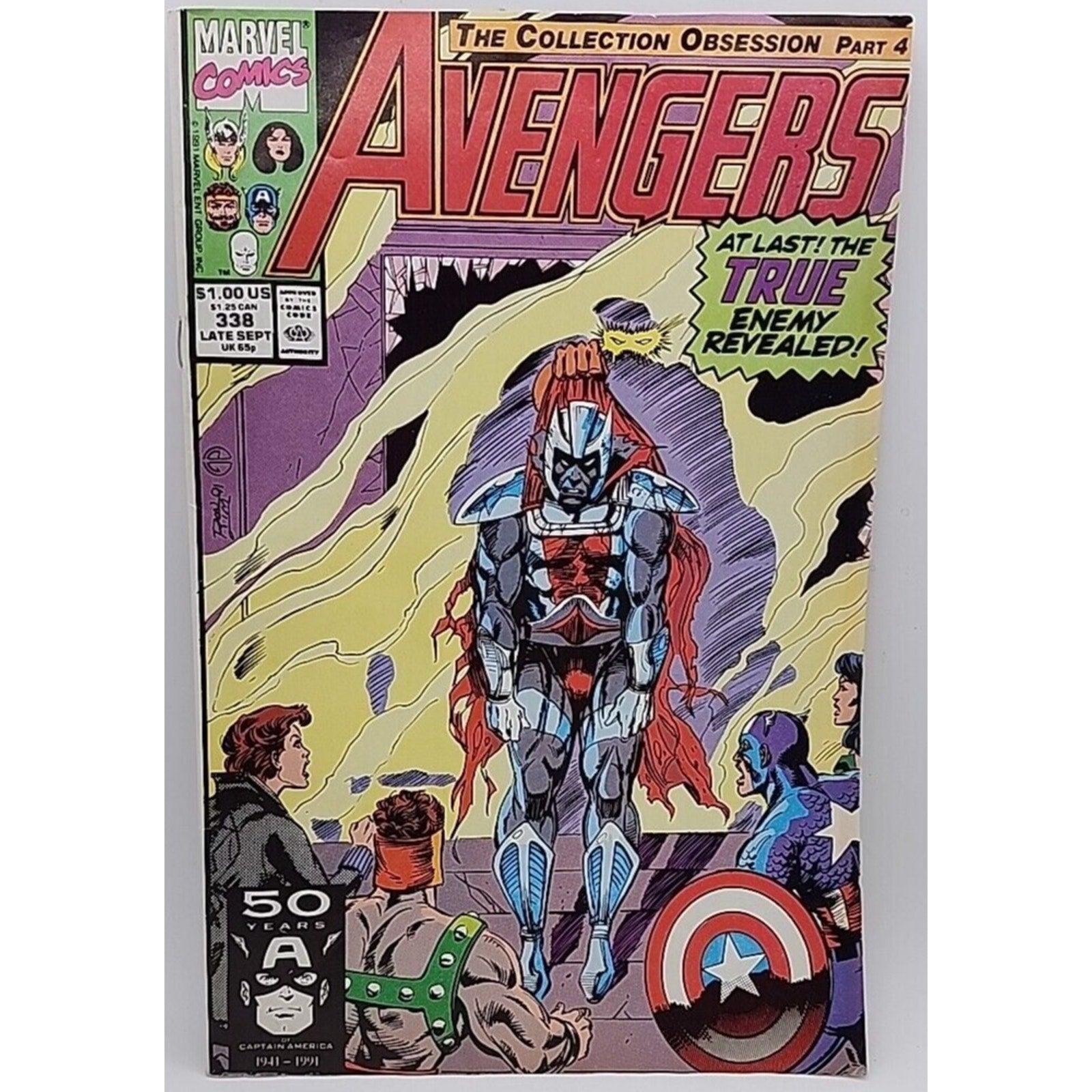 Avengers #338 - The Collection Obsession Part 4 - Comic