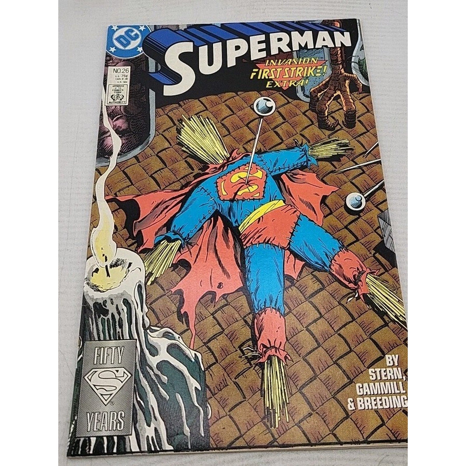 Superman (2nd Series) #26 DC | Invasion First Strike Extra - Uncirculated