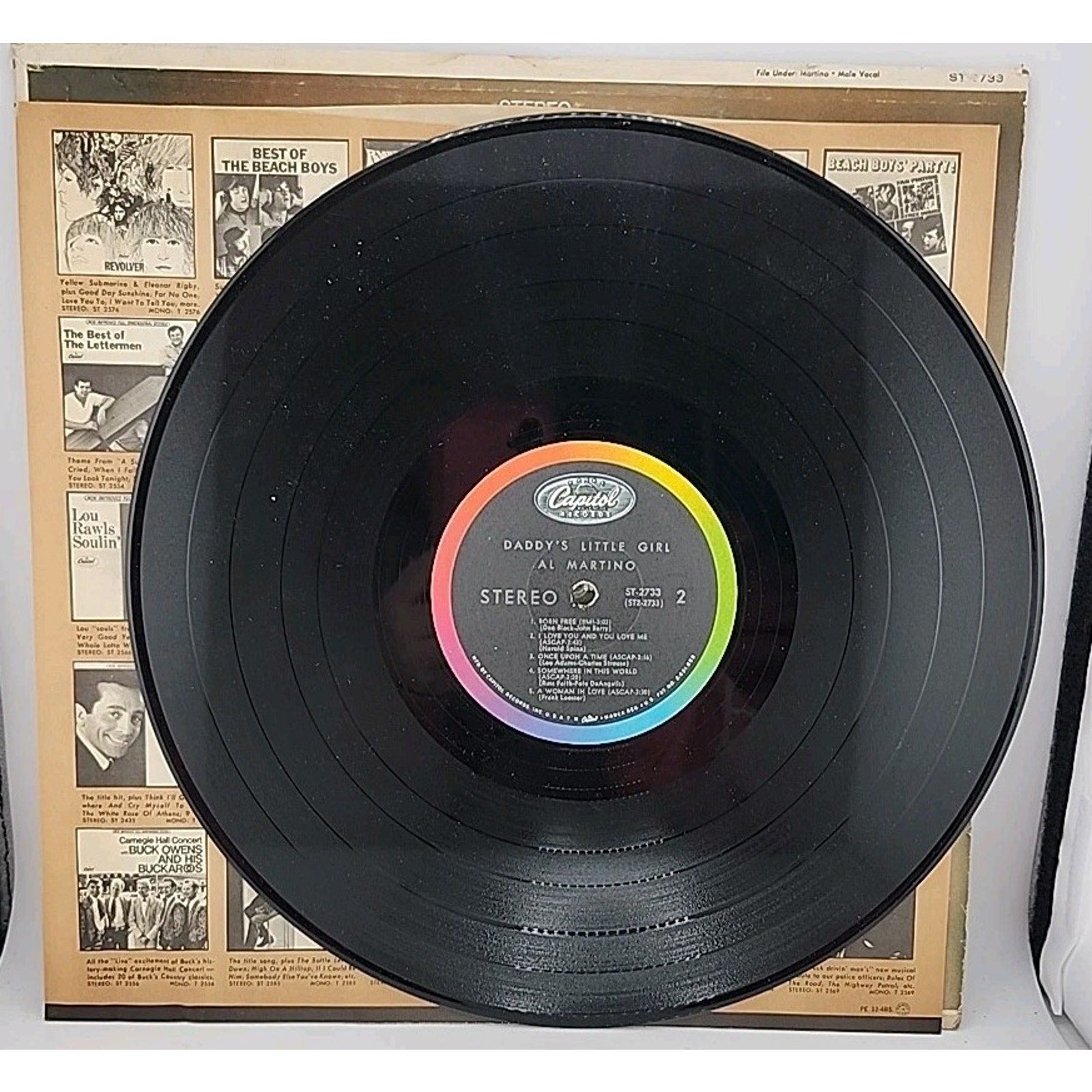 Al Martino Daddy’s Little Girl Capitol Records LP Vinyl Record
