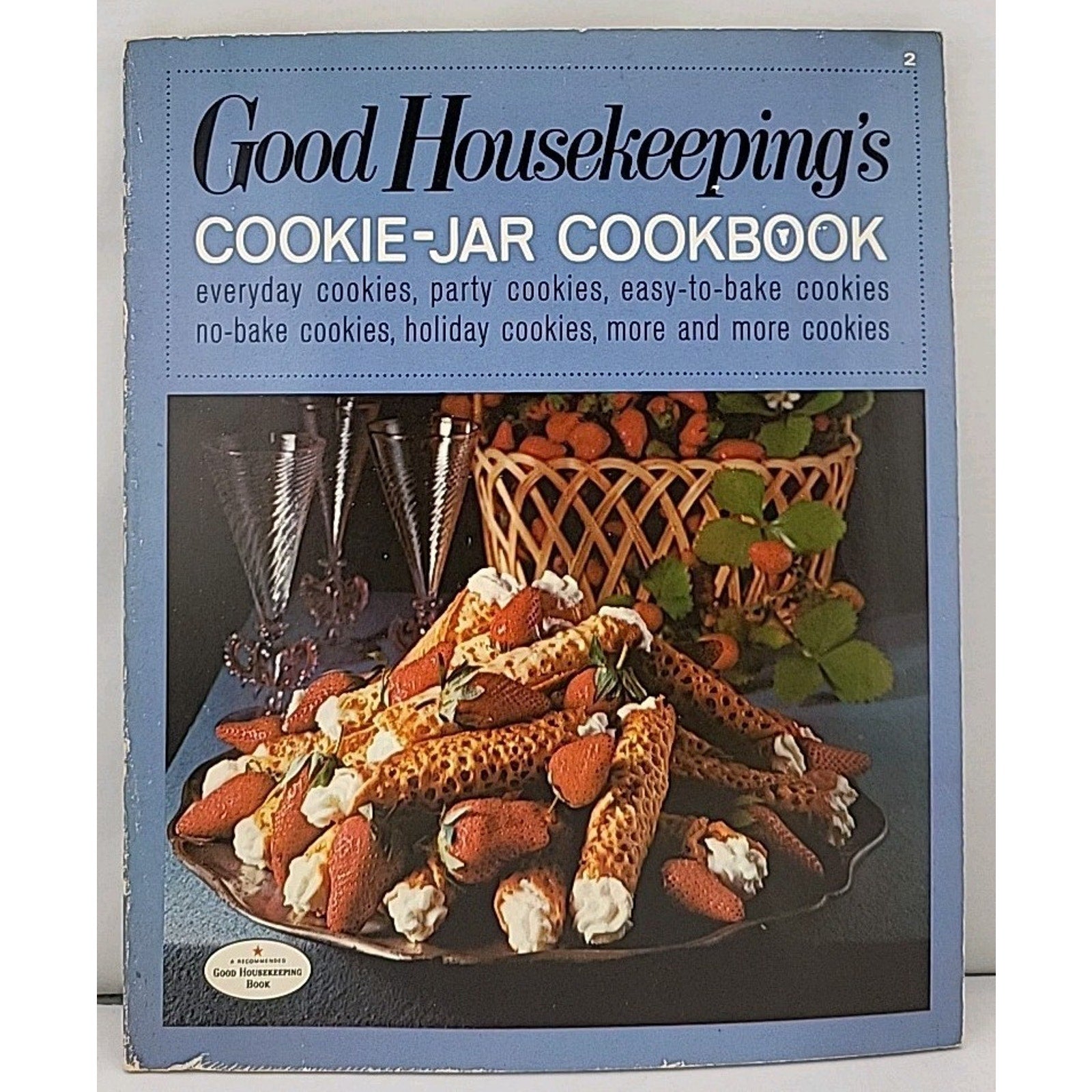 Good Housekeeping's Cookie-Jar Cookbook Paperback Book Copyright 1971