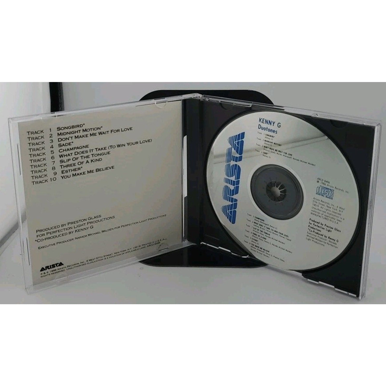Duotones by Kenny G (CD, Oct-1990, Arista)