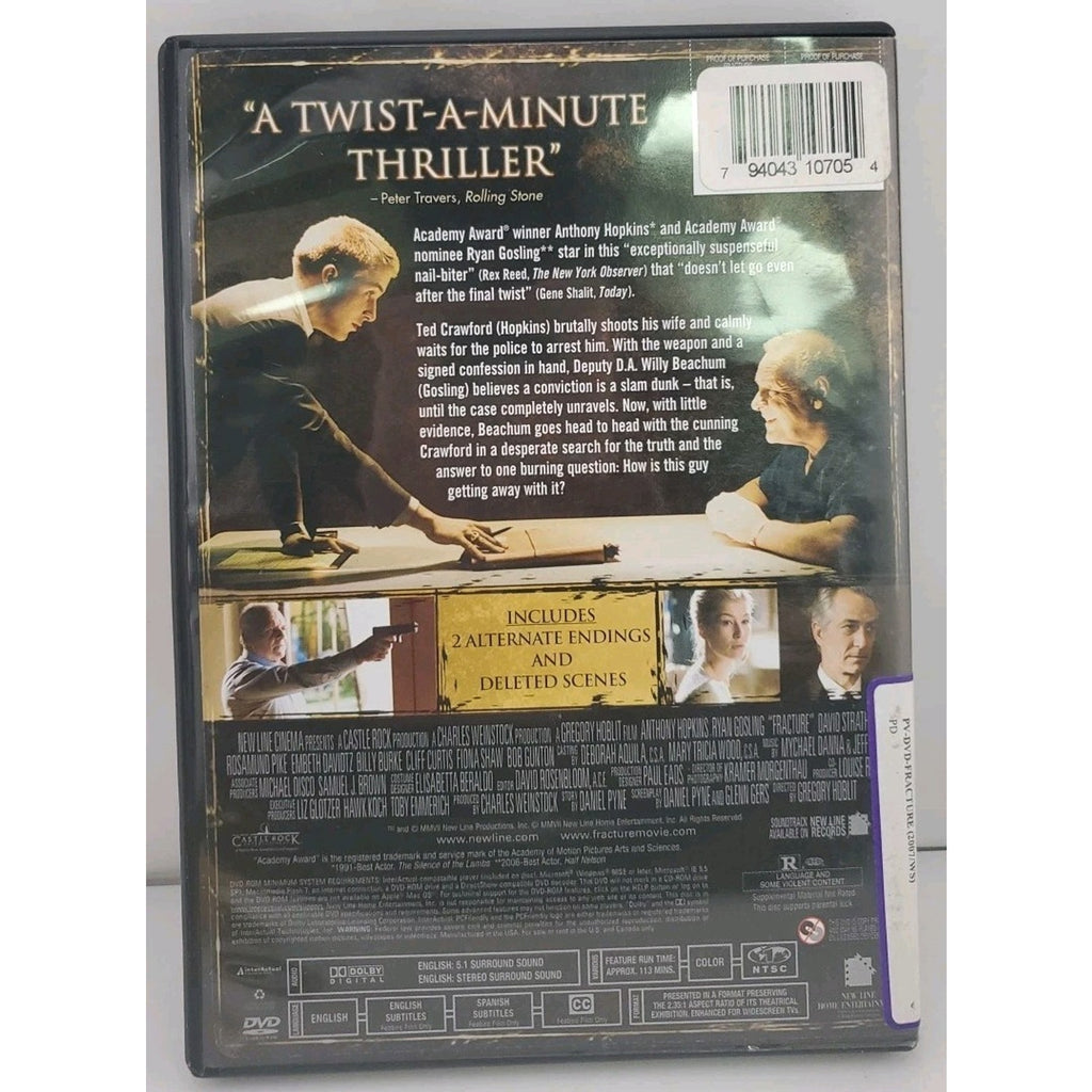 Fracture (DVD, 2007)