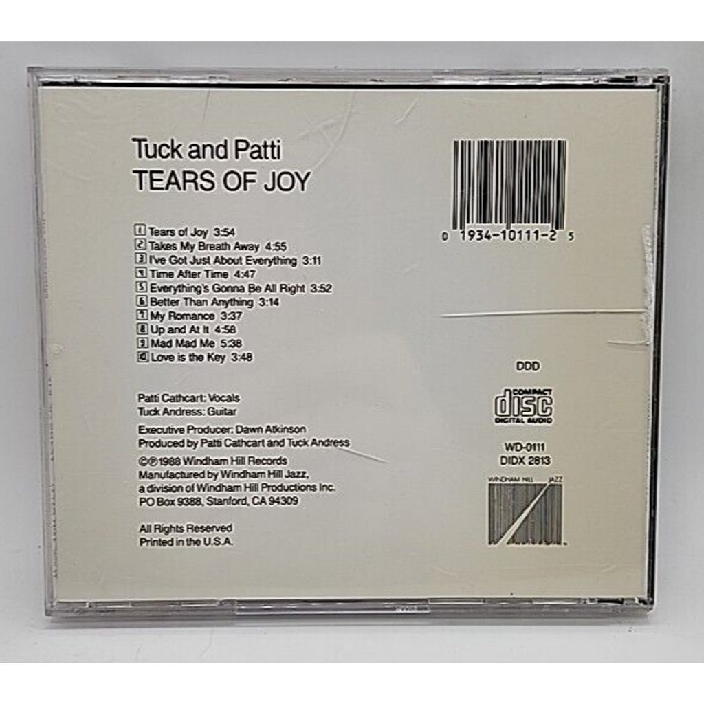 Tears of Joy by Tuck & Patti (CD, Oct-1990, Windham Hill Jazz (USA))