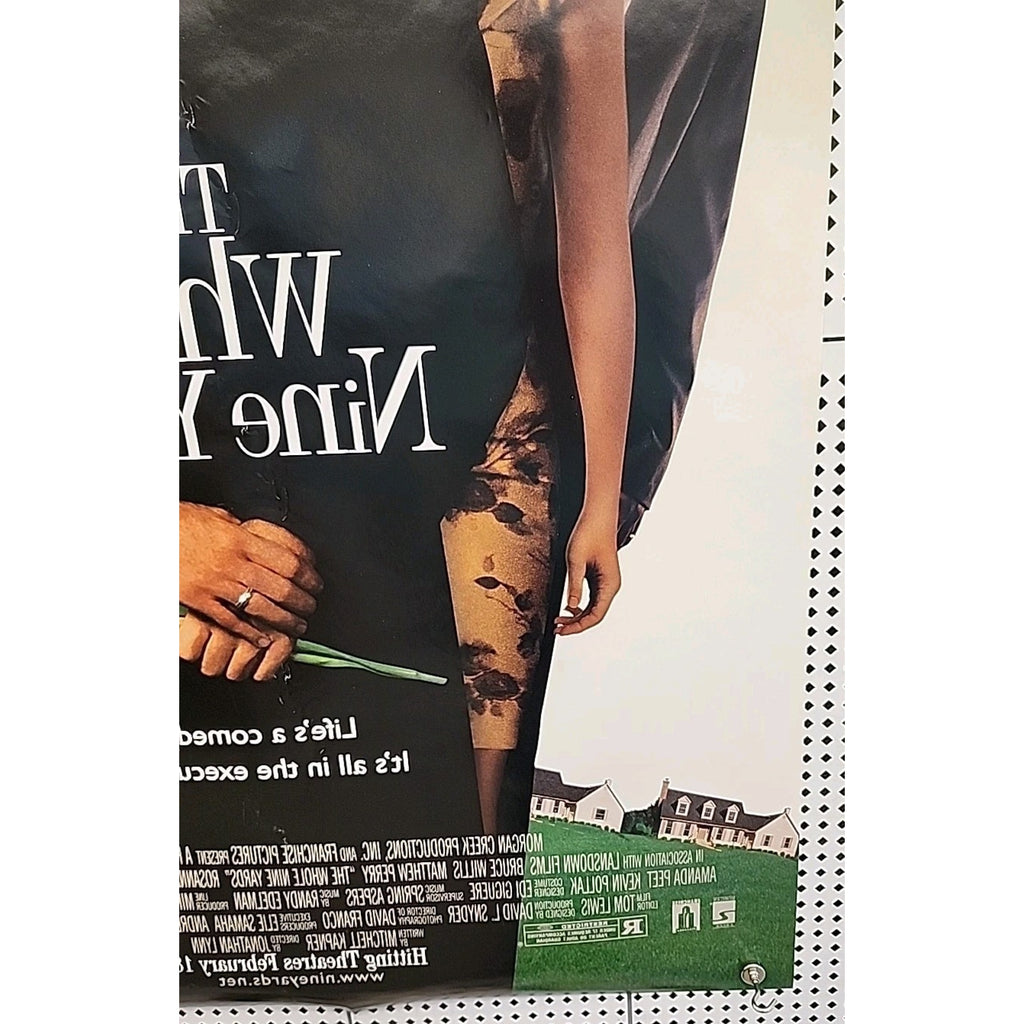 The Whole Nine Yards Original Movie Poster DS 27x40 Matthew Perry Bruce Willis