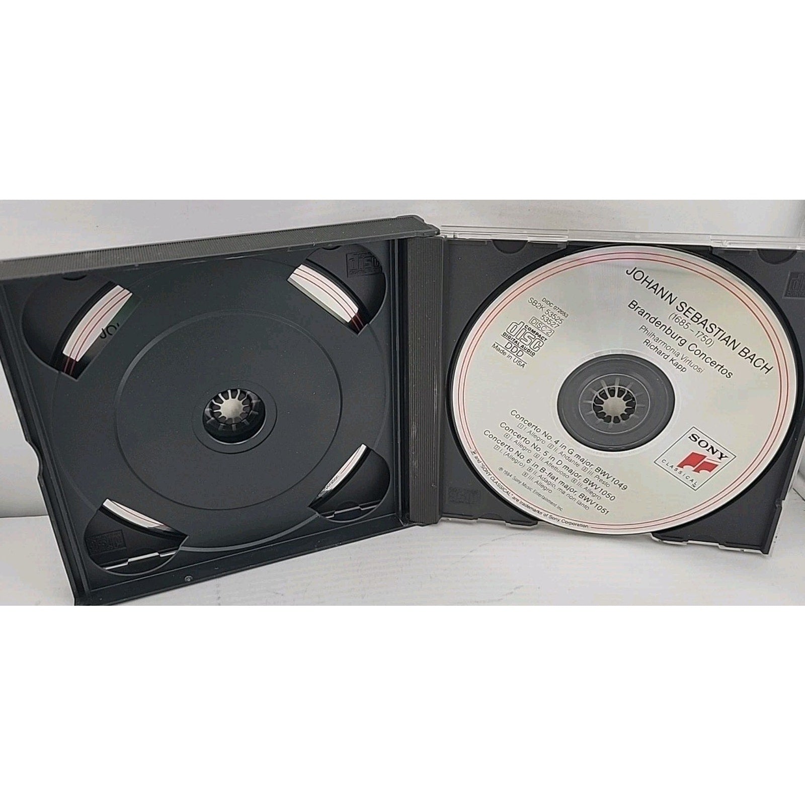 Brandenburg Concertos Complete by Bach, J.S. / Kapp / Philharmonia Virtuosi (CD,