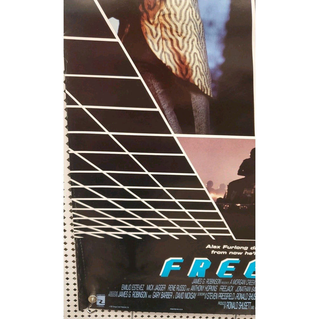 Freejack Movie Poster - Mick Jagger - 40 x 27 Rolled